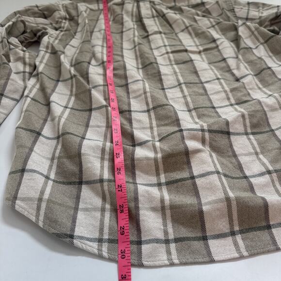 Vintage Faconnable By Albert Goldberg Flannel Sport Shirt Size Medium - Picture 7 of 9